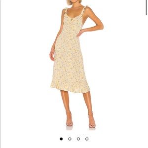 Auguste Olsen Love Dress sz L in Lemon